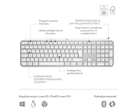 LOGITECH MX Keys S Jasnoszary 920-011588 - 1145860 - zdjęcie 12